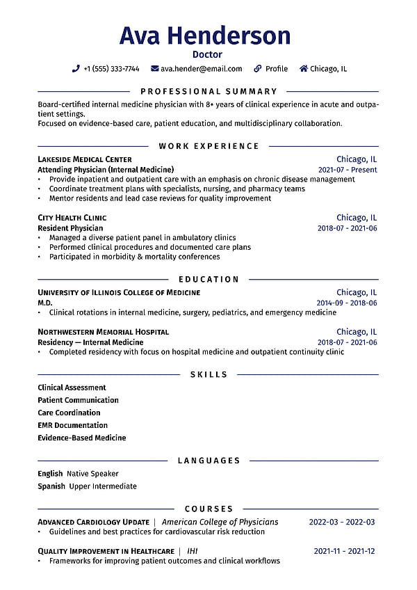 A sophisticated and elegant resume template inspired by traditional English design, featuring refined typography and a harmonious layout. The template emphasizes clarity and professionalism, with distinct sections for personal information, experience, education, and skills, all presented in a visually balanced format.